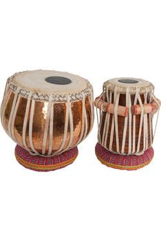 banjira Pro Tabla Set Copper Bayan and 5.25" Dayan banjira Pro Tabla Set Copper Bayan and 5.25" Dayan
