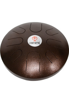 DOBANI 12-Inch 8-Note Steel Tongue Drum, Bhopali Tuning - Antique Bronze DOBANI 12-Inch 8-Note Steel Tongue Drum, Bhopali Tuning - Antique Bronze