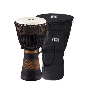 Meinl African Style Rope Tuned Djembe 10 in. Medium + Bag, Earth Series Meinl African Style Rope Tuned Djembe 10 in. Medium + Bag, Earth Series
