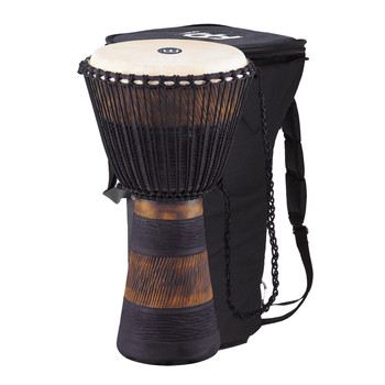 Meinl African Style Rope Tuned Djembe 13 in. Extra Large + Bag, Earth Series Meinl African Style Rope Tuned Djembe 13 in. Extra Large + Bag, Earth Series