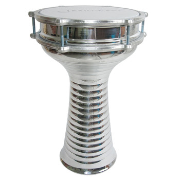 Mid-East Zebra Aluminum Doumbek w/ Internal Jingles 8.5"x15" Mid-East Zebra Aluminum Doumbek w/ Internal Jingles 8.5"x15"