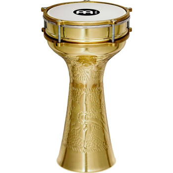 Meinl Copper Darbuka Brass Plated Hand Hammered 7-7/8 in. x 15-1/2 in. Meinl Copper Darbuka Brass Plated Hand Hammered 7-7/8 in. x 15-1/2 in.