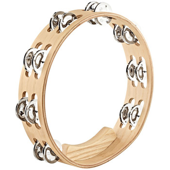 Meinl 10" Artisan Edition Tambourine, American White Ash, 2 Row Steel Jingles Meinl 10" Artisan Edition Tambourine, American White Ash, 2 Row Steel Jingles