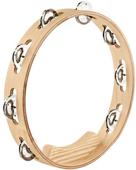 Meinl AE-ATA1S Artisan Edition 1 Row Ash Shell Steel Jingle Tambourine Meinl AE-ATA1S Artisan Edition 1 Row Ash Shell Steel Jingle Tambourine