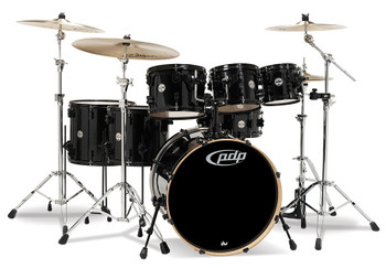 Pacific Drums PDCM2217PB Concept Series 4-Piece Drum Set - Pearlescent Black Pacific Drums PDCM2217PB Concept Series 4-Piece Drum Set - Pearlescent Black