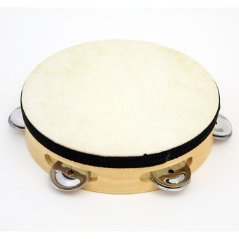 7" Tambourine Wood Tambourine with - 5 (pr) Jingles. 7" Tambourine Wood Tambourine with - 5 (pr) Jingles.