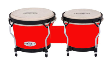 Toca Synergy Synthetic Bongos, Red Toca Synergy Synthetic Bongos, Red
