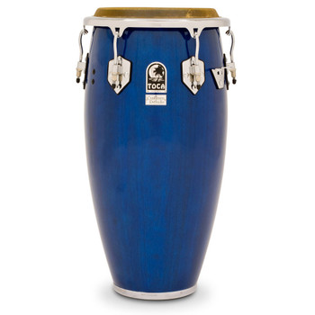 Toca 4611-3/4BW Custom Deluxe 11-3/4 in. Conga Drum, Blue Toca 4611-3/4BW Custom Deluxe 11-3/4 in. Conga Drum, Blue