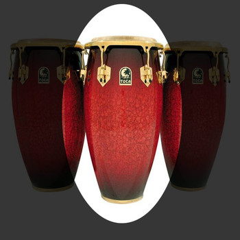 Toca Limited Edition 12-1/2 in. Tumba Conga Drum, Bordeaux Toca Limited Edition 12-1/2 in. Tumba Conga Drum, Bordeaux