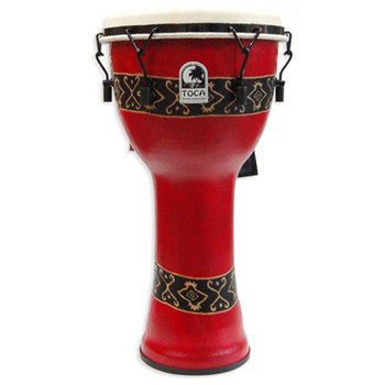 Toca Bali Red Mechanically Tuned Djembe, 12" Toca Bali Red Mechanically Tuned Djembe, 12"