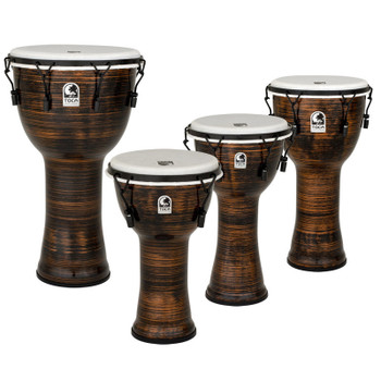 Toca Freestyle 10 in. Spun Copper Mechanically-Tuned Djembe Toca Freestyle 10 in. Spun Copper Mechanically-Tuned Djembe