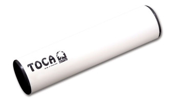 Toca 8" Round PVC Shaker, White Toca 8" Round PVC Shaker, White