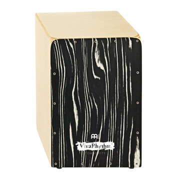 Meinl VivaRhythm VR-CAJ-SO Birch Wood Snare Cajon with Fixed Internal Snares, Striped Onyx Finish Meinl VivaRhythm VR-CAJ-SO Birch Wood Snare Cajon with Fixed Internal Snares, Striped Onyx Finish