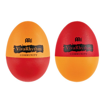 Meinl VivaRhythm VR-ES2 Plastic Egg Shaker Pair, Red/Orange Meinl VivaRhythm VR-ES2 Plastic Egg Shaker Pair, Red/Orange