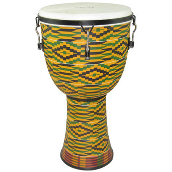 Tycoon 10Û_ Fiberglass Djembe ÛÒ Key-Tuned Kente Finish Tycoon 10Û_ Fiberglass Djembe ÛÒ Key-Tuned Kente Finish