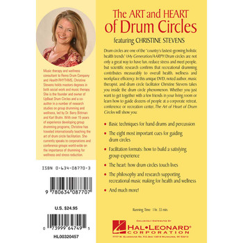 The Art and Heart of Drum Circles DVD by Christine Stevens The Art and Heart of Drum Circles DVD by Christine Stevens