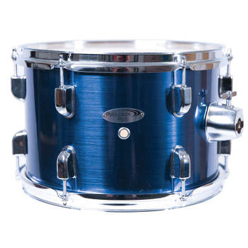 Percussion Plus 5-Piece Drum Set, Brushed Blue Percussion Plus 5-Piece Drum Set, Brushed Blue