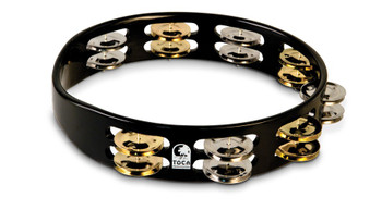 Toca 10" Colorsound Tambourine, Black (TCT10-BK) Toca 10" Colorsound Tambourine, Black (TCT10-BK)