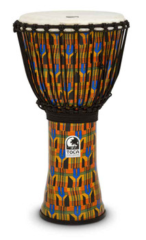 Toca Rope Tuned 12" Synergy Freestyle Djembe, Kente Cloth (SFDJ-12K) Toca Rope Tuned 12" Synergy Freestyle Djembe, Kente Cloth (SFDJ-12K)