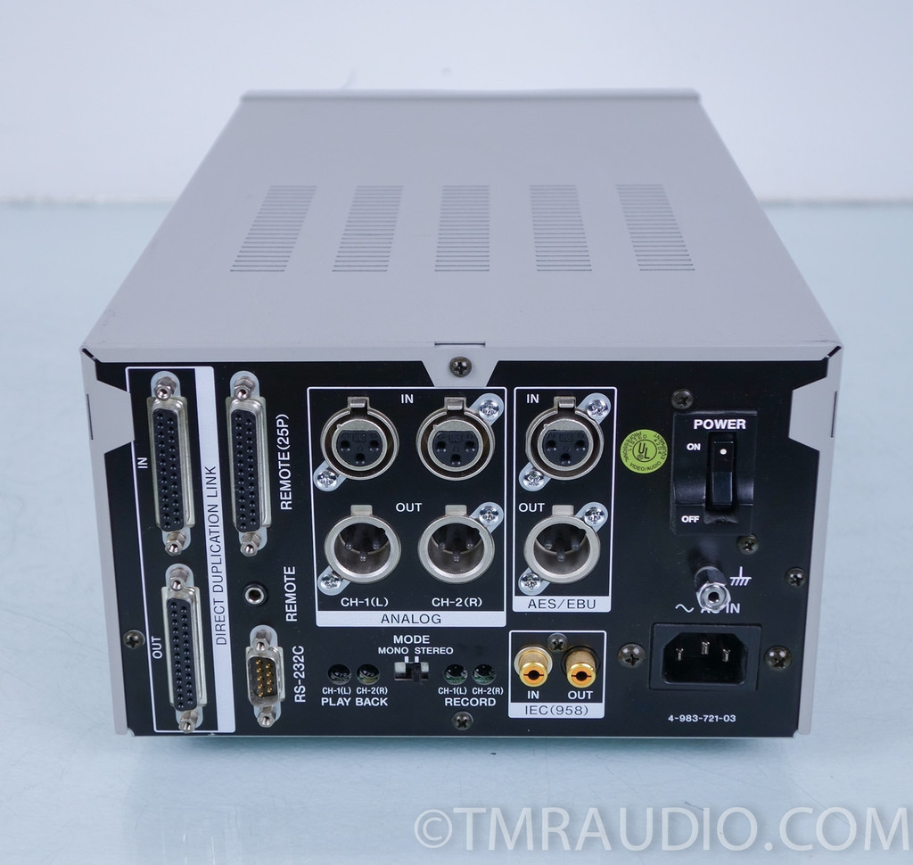 Sony MDSB5 Pro Audio MiniDisc Player Recorder Dual ATRAC The Music Room