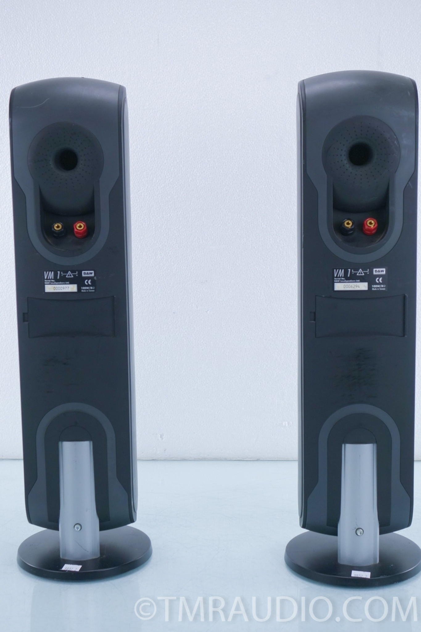 B&W VM1 LCR Speakers; Stands; Pair The Music Room