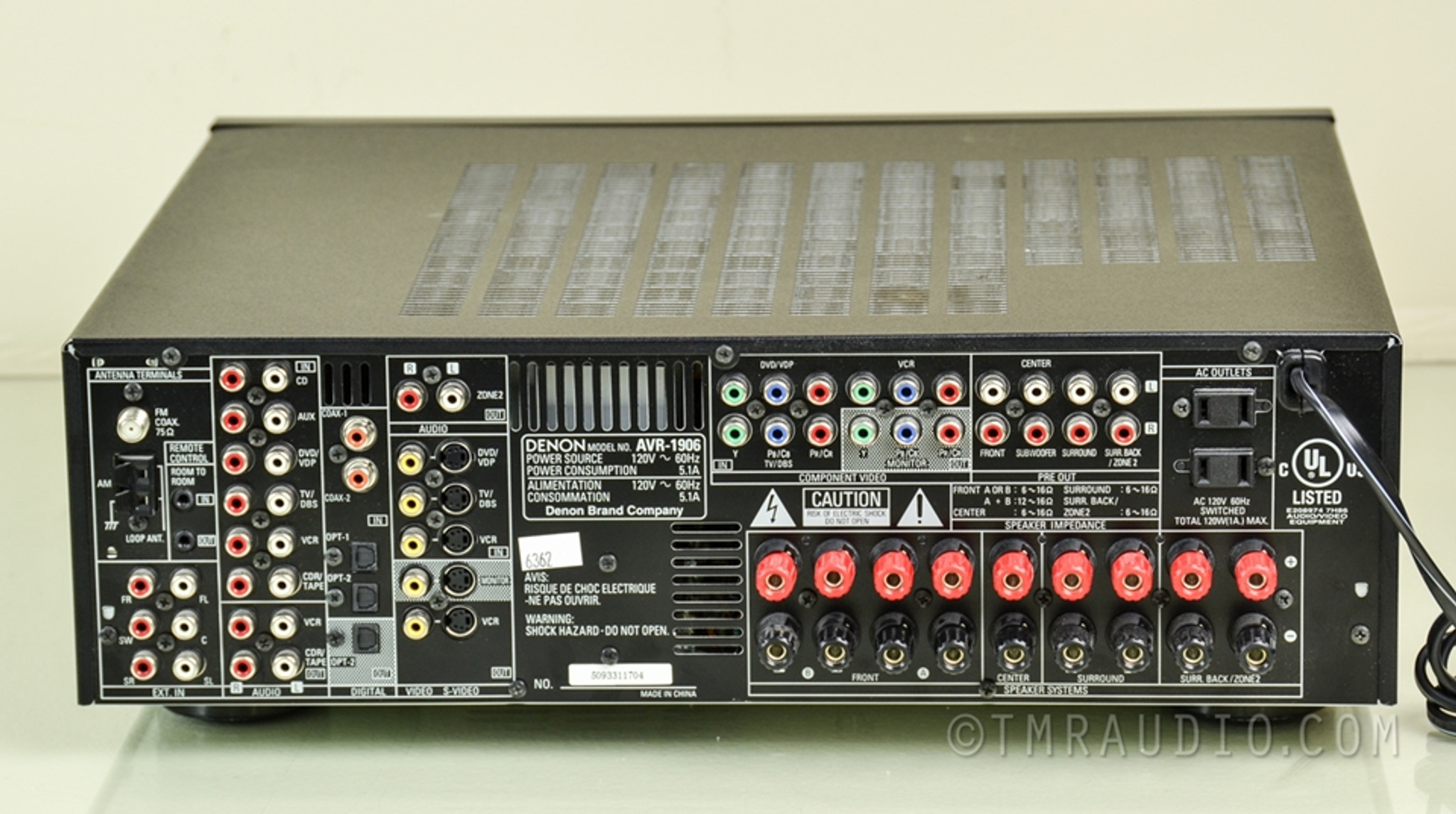 Denon AVR-1906 Home Theater Receiver - The Music Room
