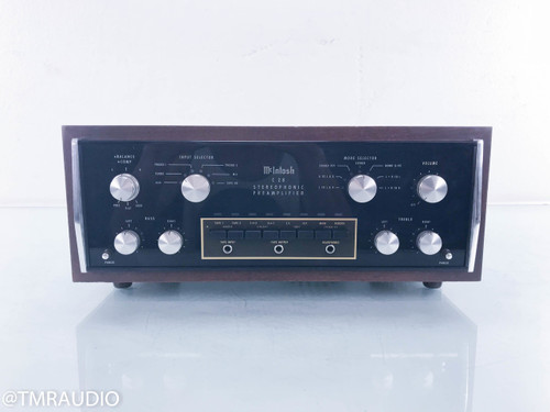 McIntosh C28 Stereo Preamplifier; Vintage; Black Walnut Case; C-28
