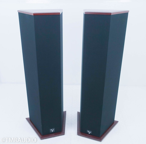 Von Schweikert VR-33 Floorstanding Speakers; Black / Mahogany Pair; Upgraded