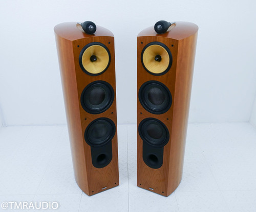 B&W Nautilus 803 Floorstanding Speakers; Cherrywood Pair