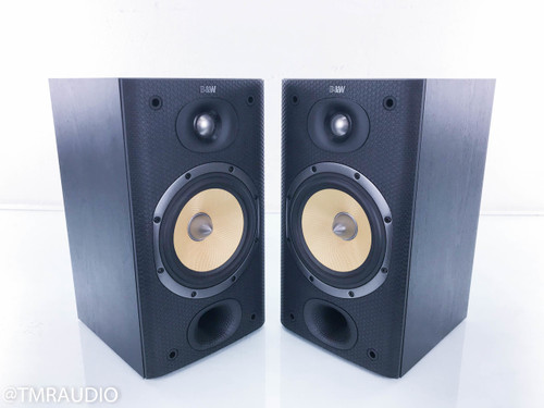 B&W DM601 S3 Bookshelf Speakers; Black Ash Pair