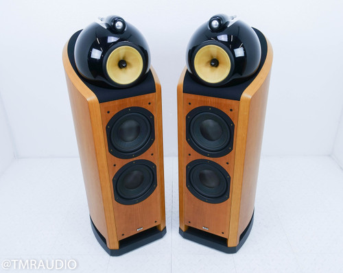 B&W Nautilus 802 Floorstanding Speakers; Cherrywood Pair