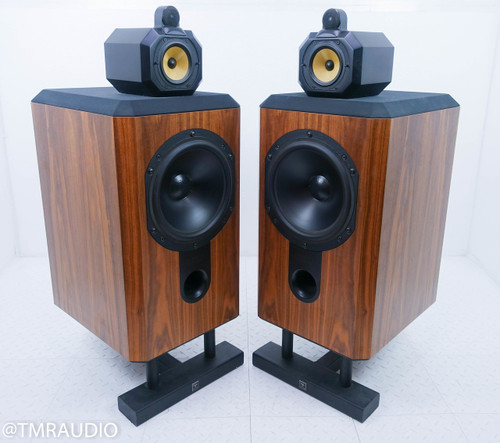 B&W Matrix 801 Series 3 Floorstanding Speakers; S3; Walnut Pair w/ Sound Anchors