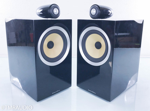 B&W CM6 S2 Bookshelf Speakers; Gloss Black Pair