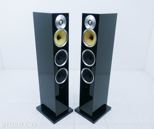 B&W CM8 Floorstanding Speakers; Gloss Black Pair