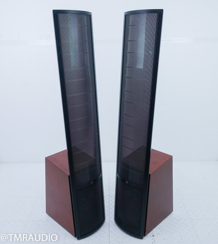 Martin Logan Vista Electrostatic Hybrid Speakers; Dark Cherry Pair (B-Stock)