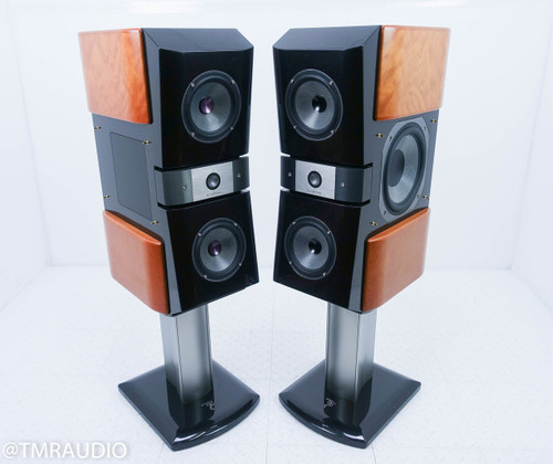 Focal L&R Utopia Be Bookshelf Speakers; Honey Pair w/ Stands