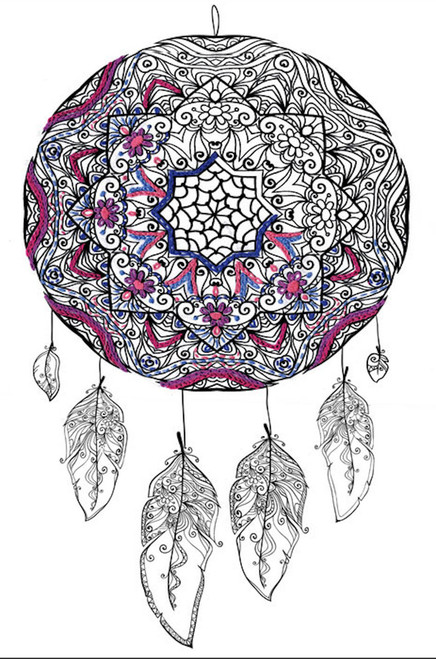 Design Works Zenbroidery Dreamcatcher 40 X 40 CrossStitchWorld Cool Dream Catcher Works Design Works Zenbroidery Dreamcatcher 40 X 40 CrossStitchWorld Cool Dream Catcher Works