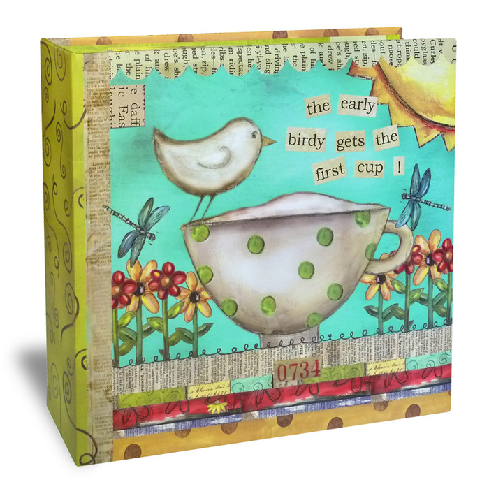 Half Page Recipe Organizer - Color My World Blue & Green Half Page Recipe Organizer - Color My World Blue & Green