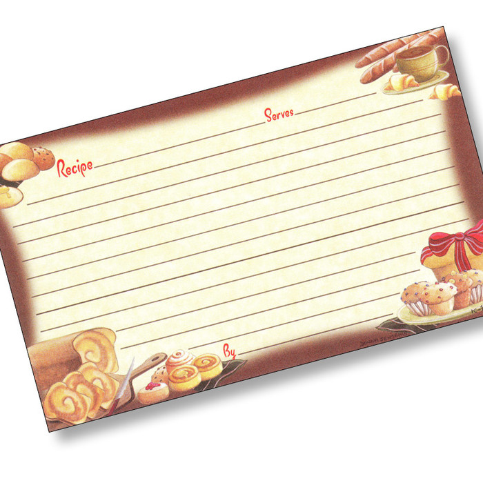 3x5 Our Daily Bread Recipe Card 3x5 Our Daily Bread Recipe Card