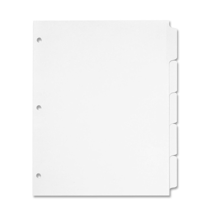 Half Page Cookbook Tab Dividers - 5 ea Half Page Cookbook Tab Dividers - 5 ea