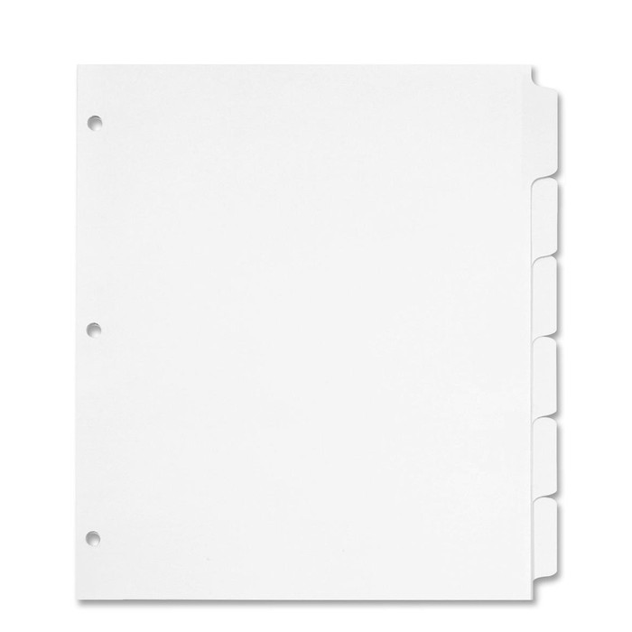 Full Page Cookbook Tab Dividers - 6 tabs ea Full Page Cookbook Tab Dividers - 6 tabs ea