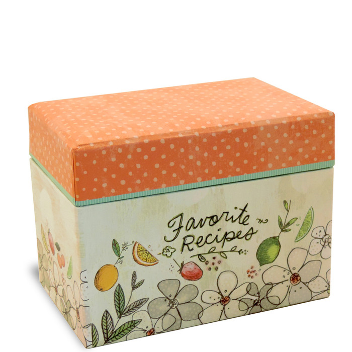 4 x 6 Recipe Box-Fruit Fusion 4 x 6 Recipe Box-Fruit Fusion