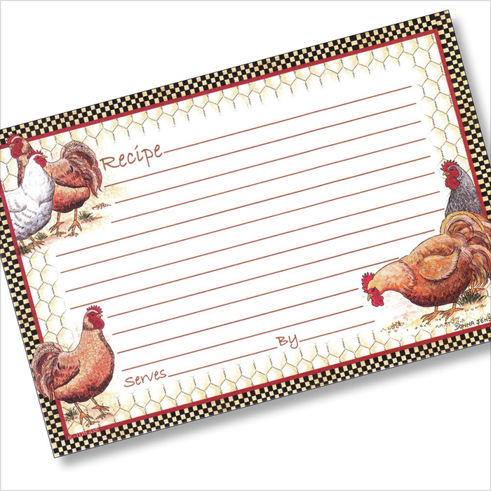4x6 Chicken Coop Recipe Card 4x6 Chicken Coop Recipe Card