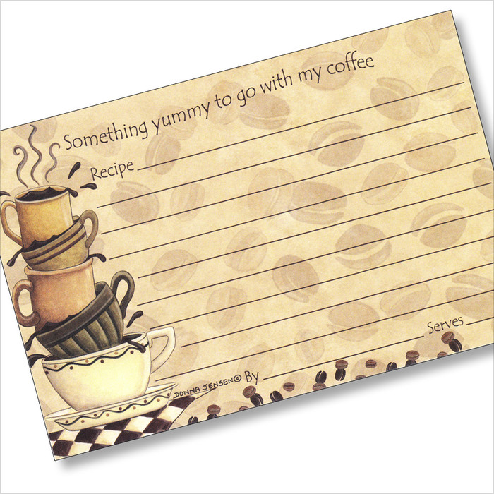 4x6 Coffeebreak Recipe Card 4x6 Coffeebreak Recipe Card