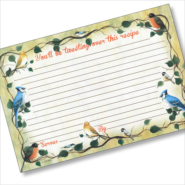 4x6 Tweetie-Pies Recipe Card 4x6 Tweetie-Pies Recipe Card