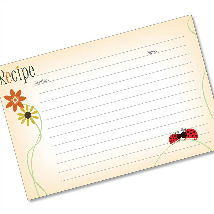 4x6 Recipe Card Lovebugs Artsy Orange 40ea 4x6 Recipe Card Lovebugs Artsy Orange 40ea