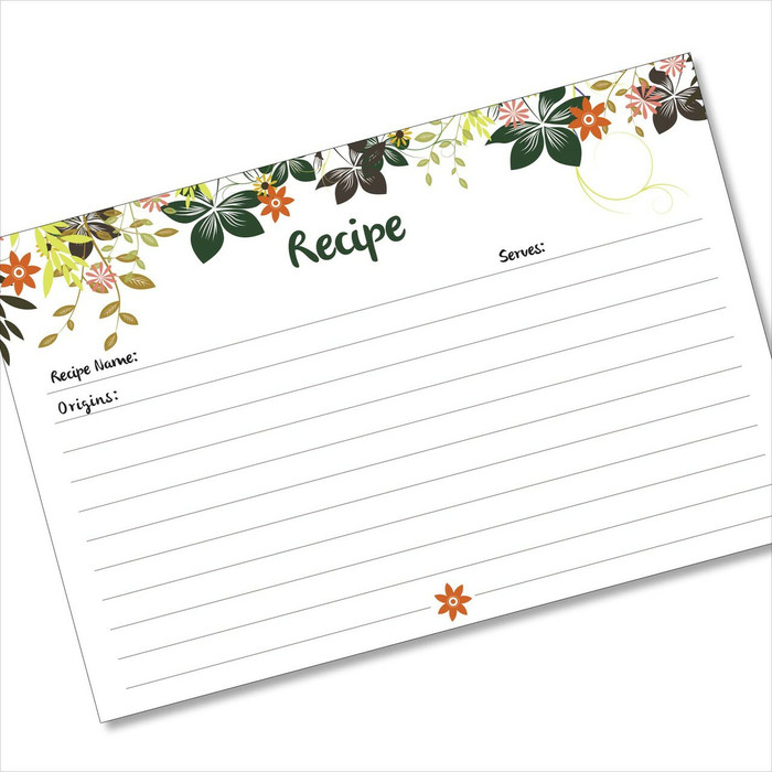 4x6 Recipe Card Hanging Gardens Dark Green 40ea 4x6 Recipe Card Hanging Gardens Dark Green 40ea