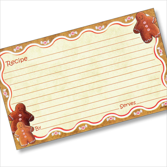 3 x 5 You Can't Catch Me! Recipe Card 3 x 5 You Can't Catch Me! Recipe Card