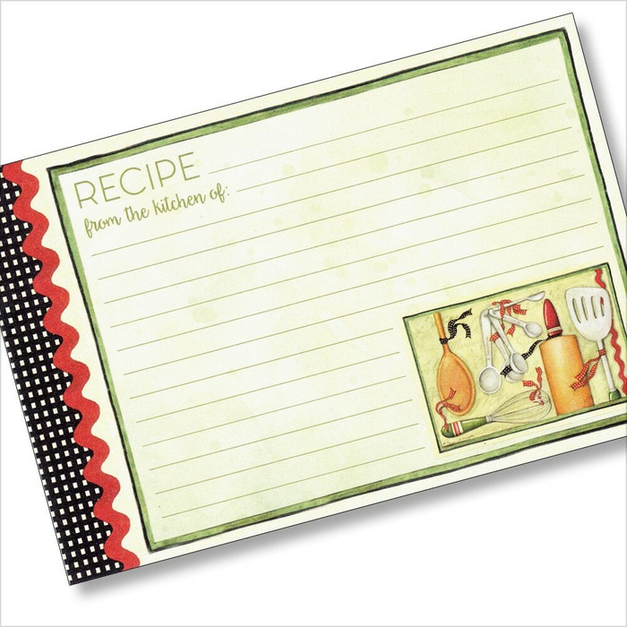 4x6 Recipe Card - Cook with Love 4x6 Recipe Card - Cook with Love