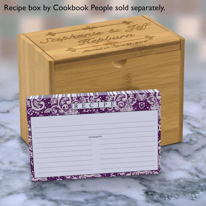 personalized recipe card